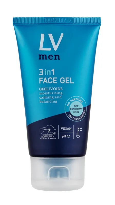 Suosittu LV MEN 3-in-1 Face Gel geelivoide 75ml