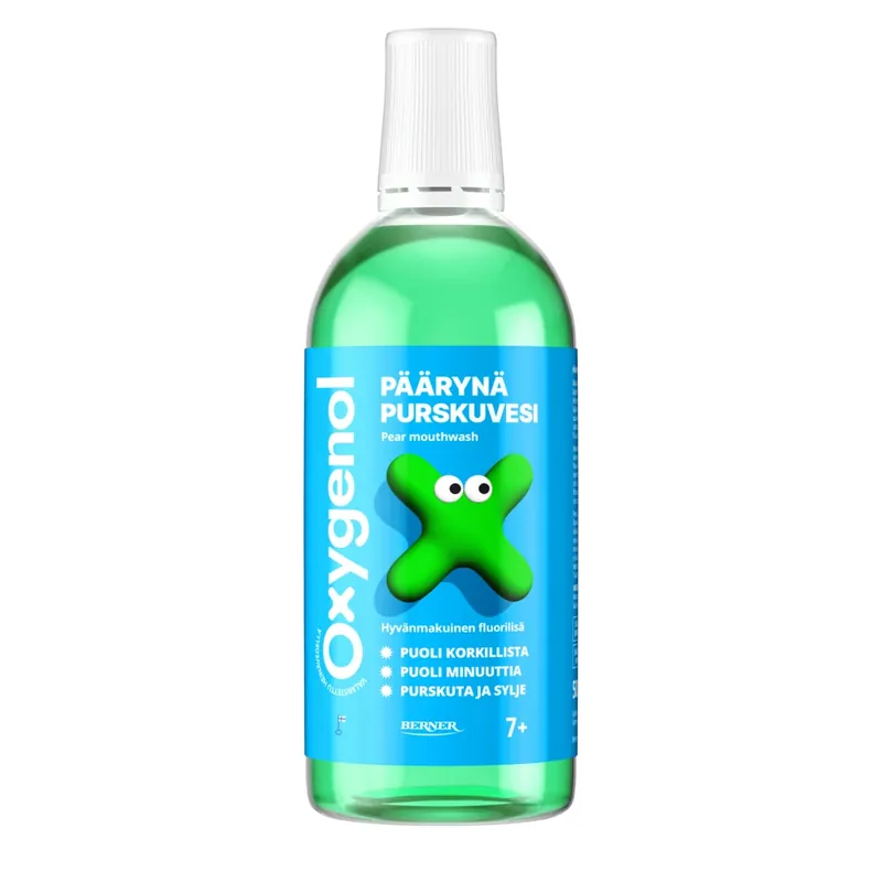 Ilmainen Palautus Oxygenol Päärynä 7+ purskuvesi 500ml