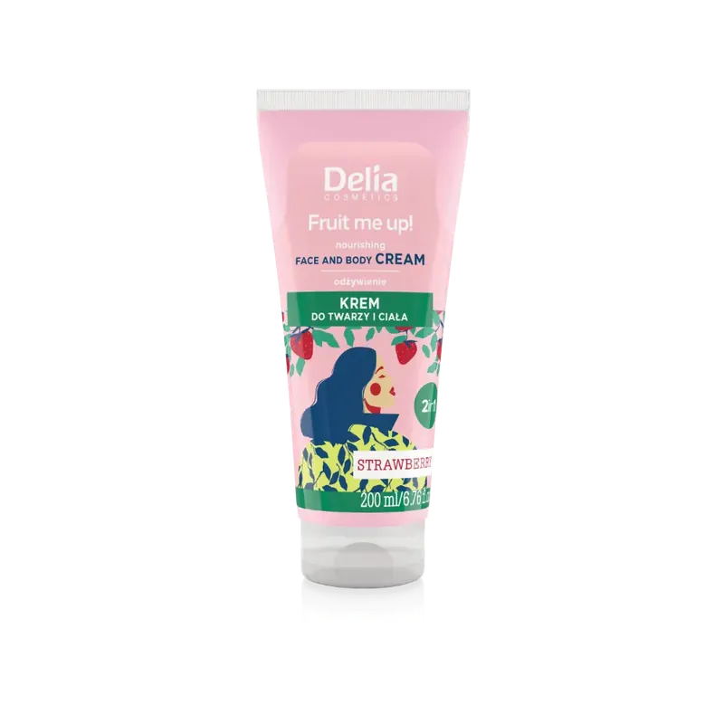 Uutuus DELIA FRUIT ME UP VARTALOVOIDE STRAWBERRY 200ML