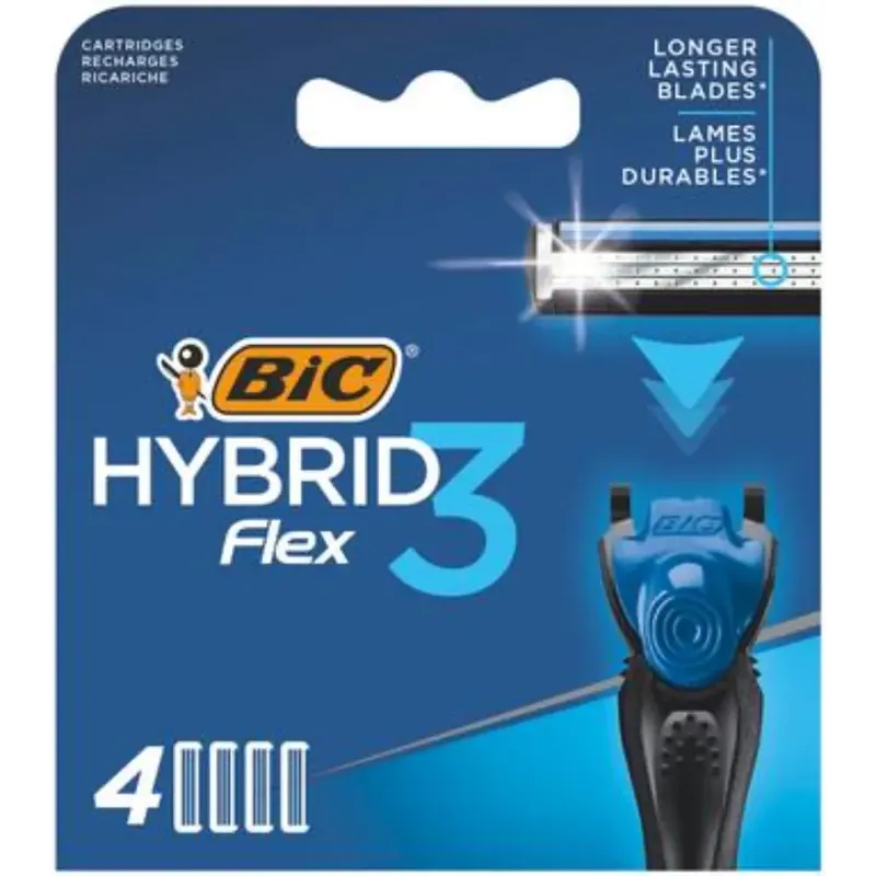 BIC HYBRID3 FLEX TERÄT 4KPL Aito