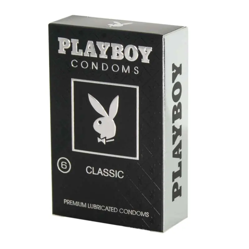 Sertifioitu PLAYBOY 6 KPL CLASSIC KONDOMI