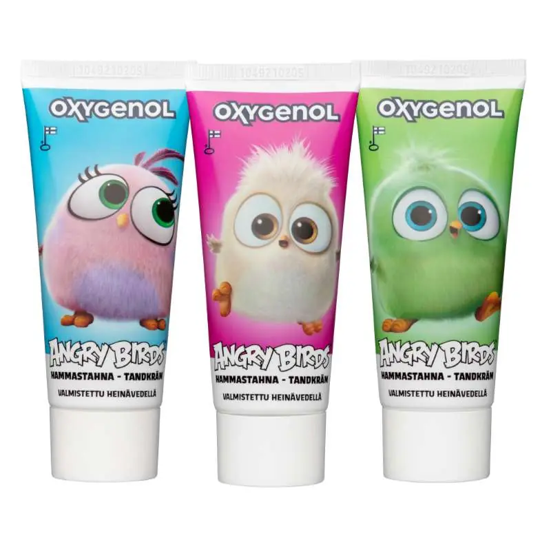 Alennettu OXYGENOL 50 ML ANGRY BIRDS HATCHLINGS VADELMA