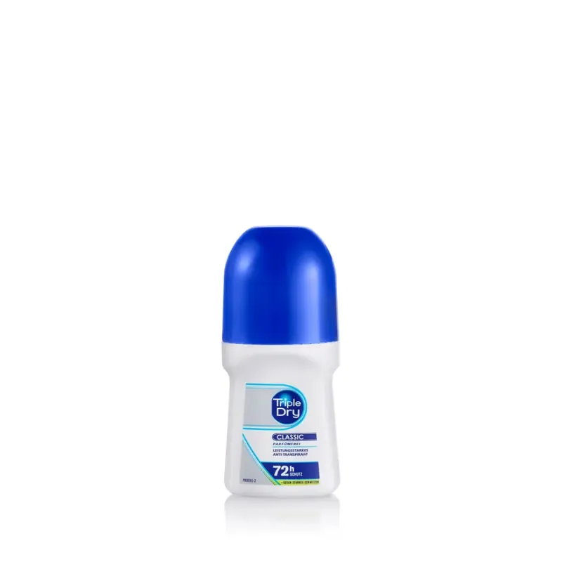 TRIPLE DRY ROLL-ON 50ML ANTIPERSPIRANTTI Korkea Laatu