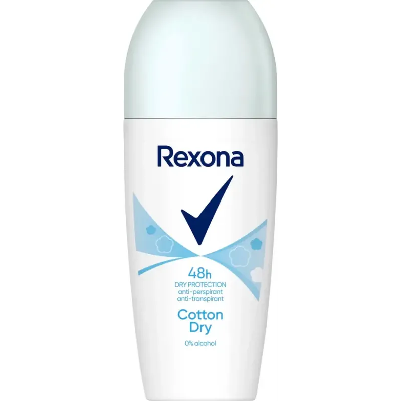 REXONA ROLL-ON COTTON DRY 50ML Osta Tänään