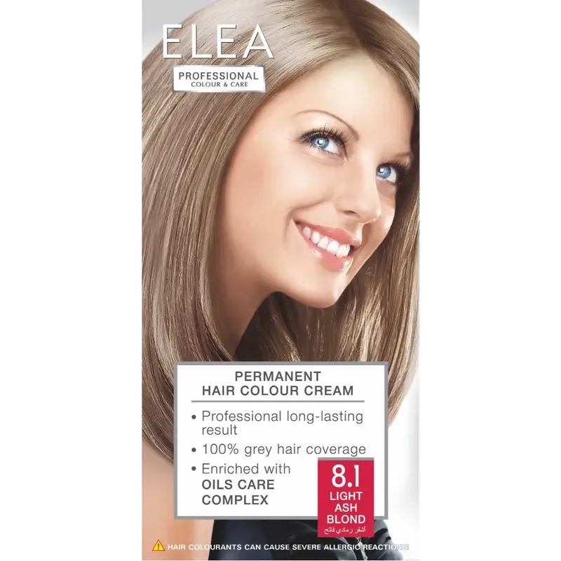 ELEA 8.1 LIGHT ASH BLOND HIUSVÄRI Tehdashinta