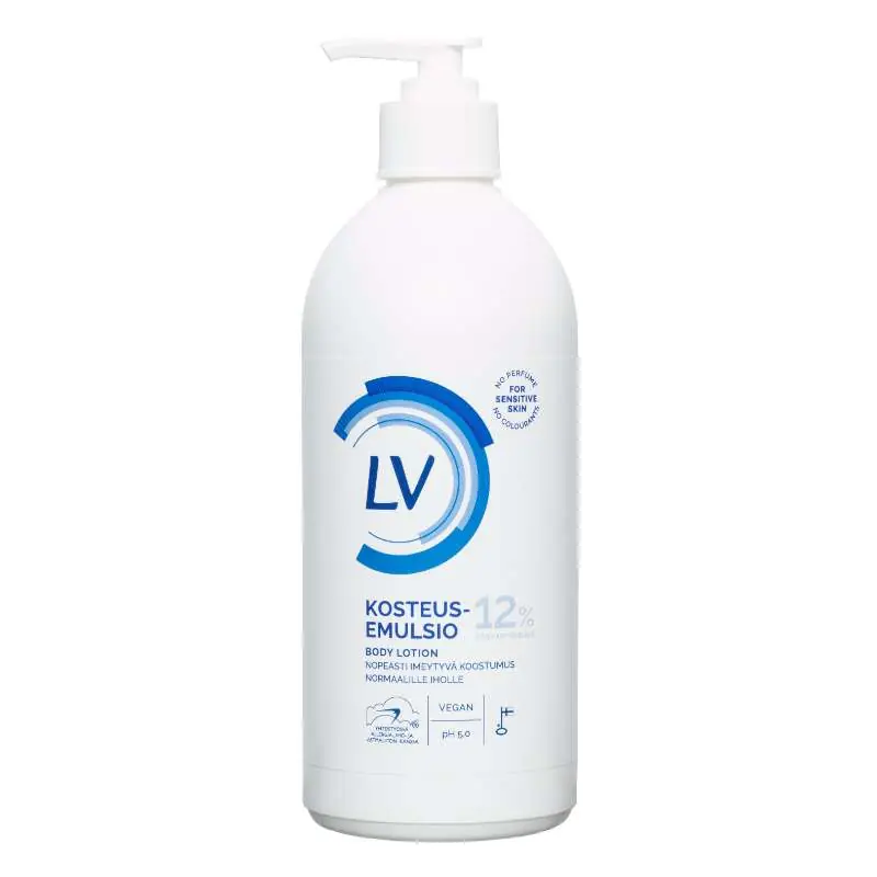 LV 500 ML KOSTEUSEMULSIO PUMPPUPULLO Tukkuhinta