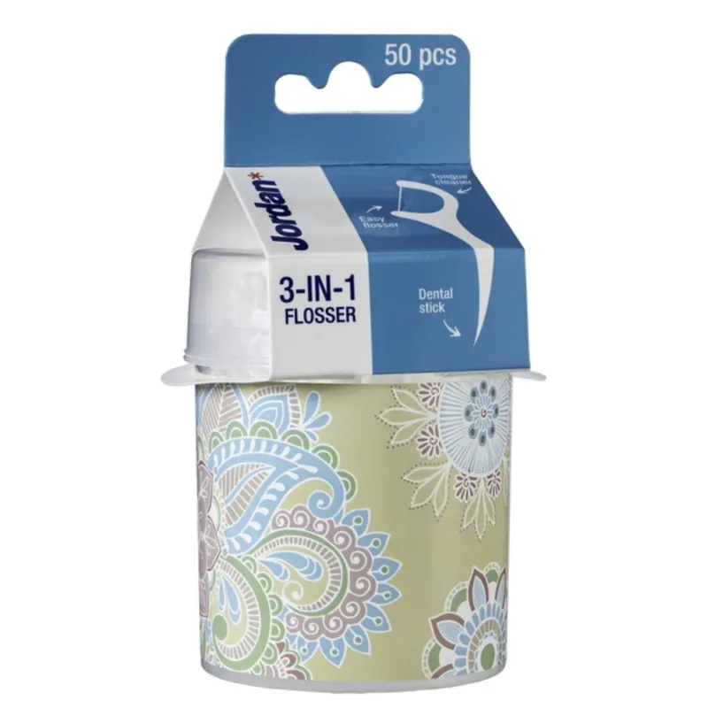 JORDAN 50KPL 3IN1 FLOSSER HAMMASLANKAIN Osta Tänään