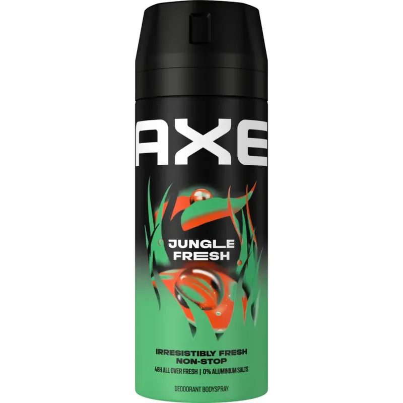 AXE JUNGLE FRESH BODY SPRAY 150ML Heti Saatavilla
