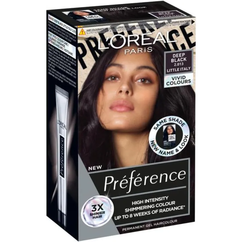 Ajankohtainen PRéFéRENCE VIVID COLOURS DEEP BLACK INTE