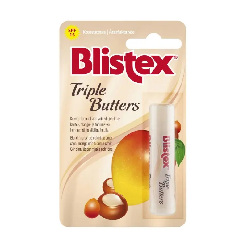 BLISTEX TRIPLE BUTTERS HUULIVOIDE Tarjous