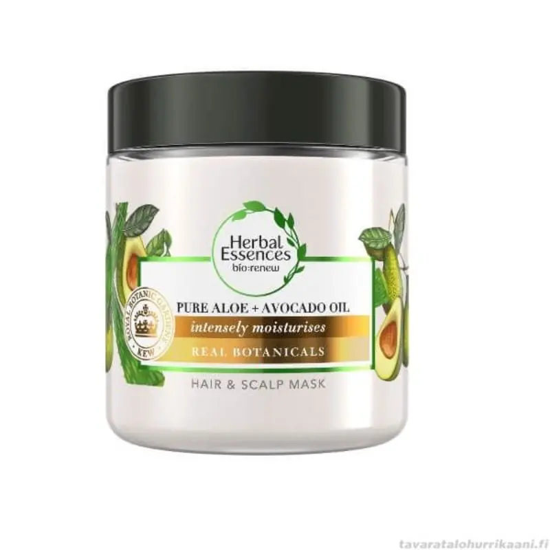 Suoraan Valmistajalta HIUSNAAMIO UUTUUS! HERBAL ESSENCES ALOE + AVOCADO 250ML