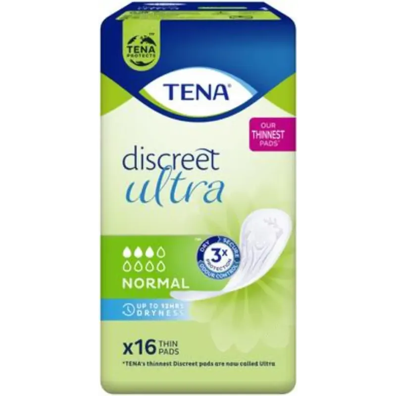 TENA DISCREET ULTRA SIDE NORMAL 16KPL Suosittu