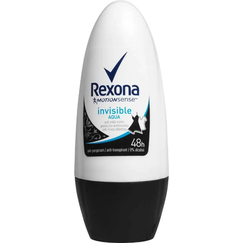 Korkea Laatu REXONA INVISIBLE AQUA ROLL-ON 50 ML