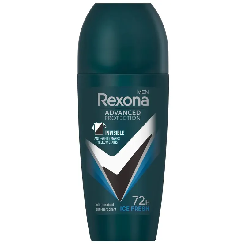 Älä Missaa REXONA ADVANCED INVISIBLE ICE ANTIPERSPIRANTTI ROLL-ON 50ML