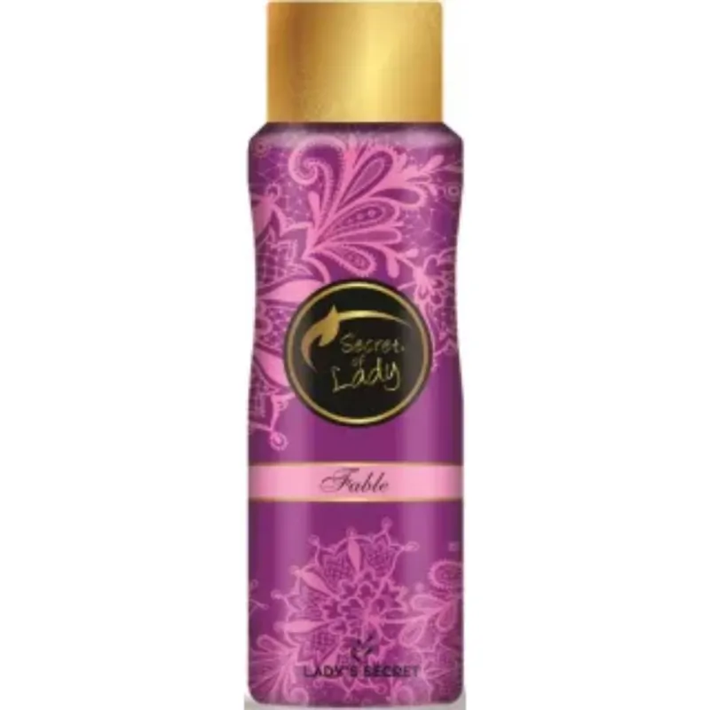 SECRET OF LADY FABLE 200ML PARFYMOITU DEO SPRAY Alennus