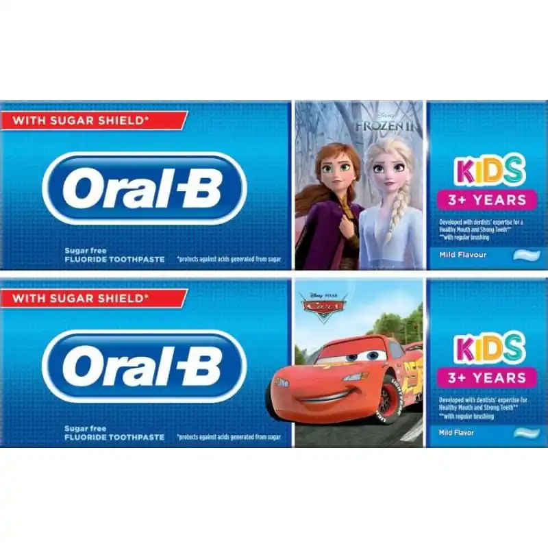 ORAL-B KIDS FROZEN/CARS 75ML LASTEN Alennus