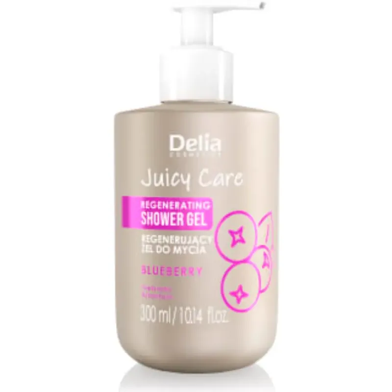 Suoraan Valmistajalta DELIA JUICY CARE SHOWERGELBLUEBERRY UUDISTUVA SUIHKUGEELI300ML