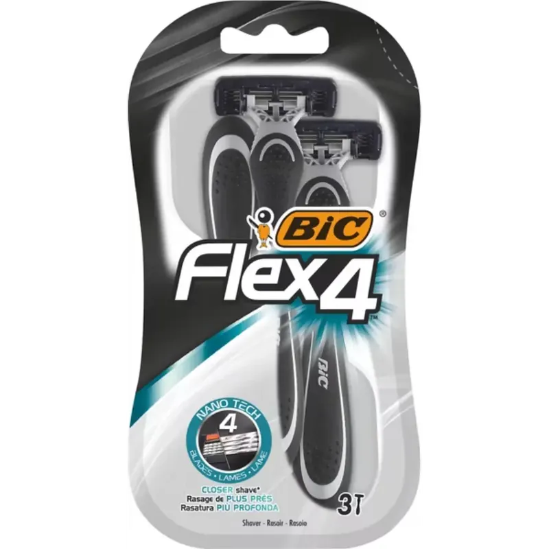 Halpa Hinta BIC FLEX 4 COMFORT VARSITERÄ 3KPL
