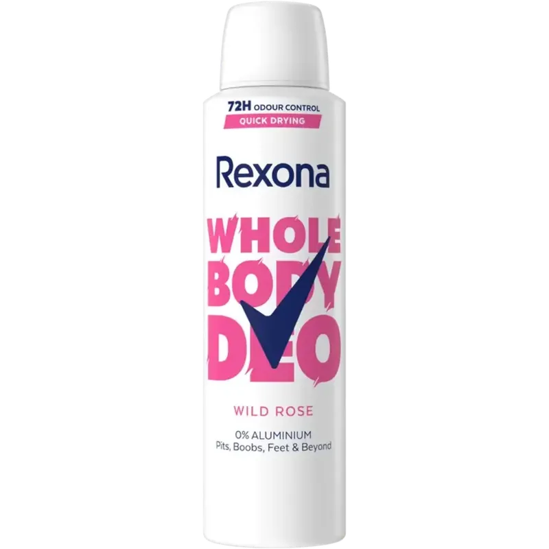 Osta Verkossa REXONA WHOLE BODY SPRAY ROSE 150ML