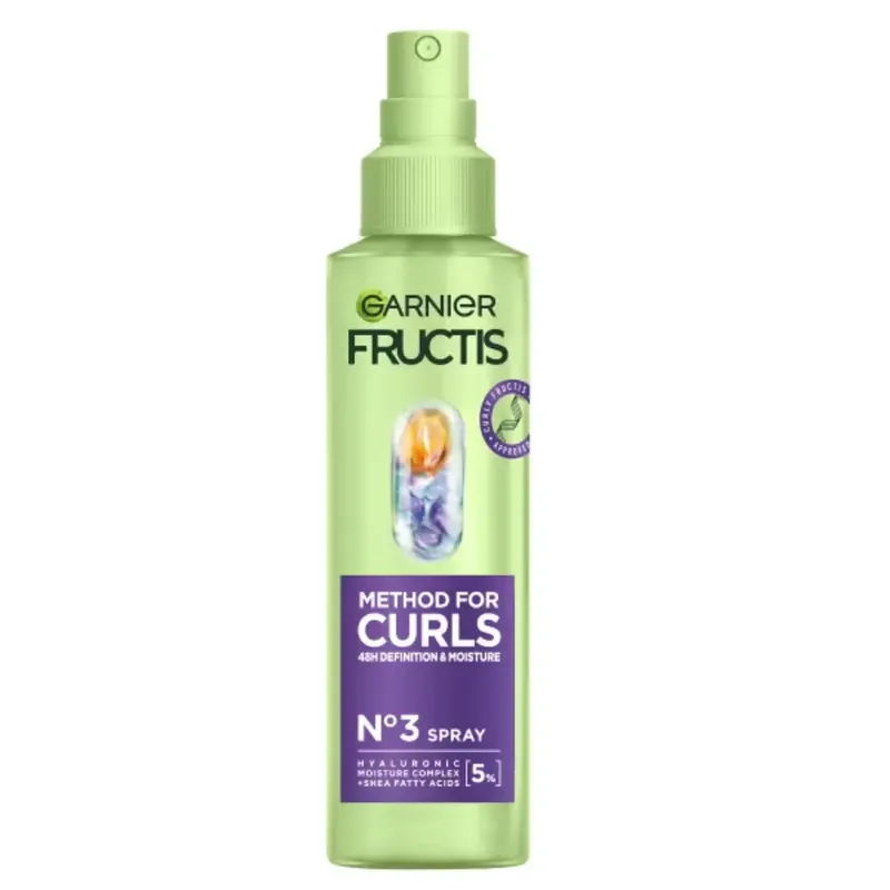 Garnier Fructis150ml MethodforCurls jätettävä suihke kihartuvillehiuksille Halpa