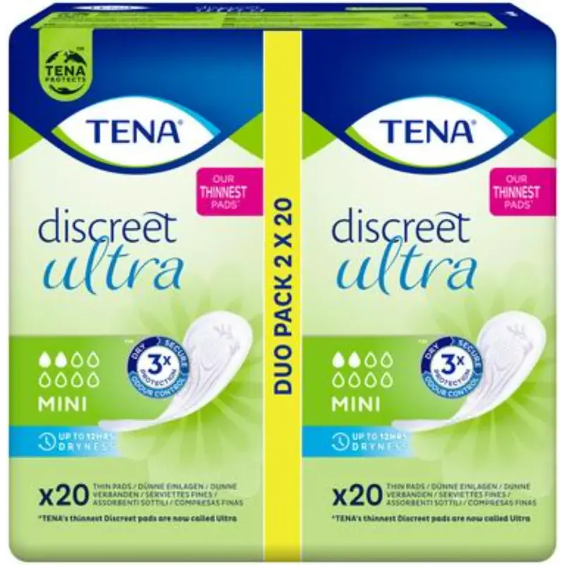 TENA LADY DISCREET MINI 40KPL Edullinen