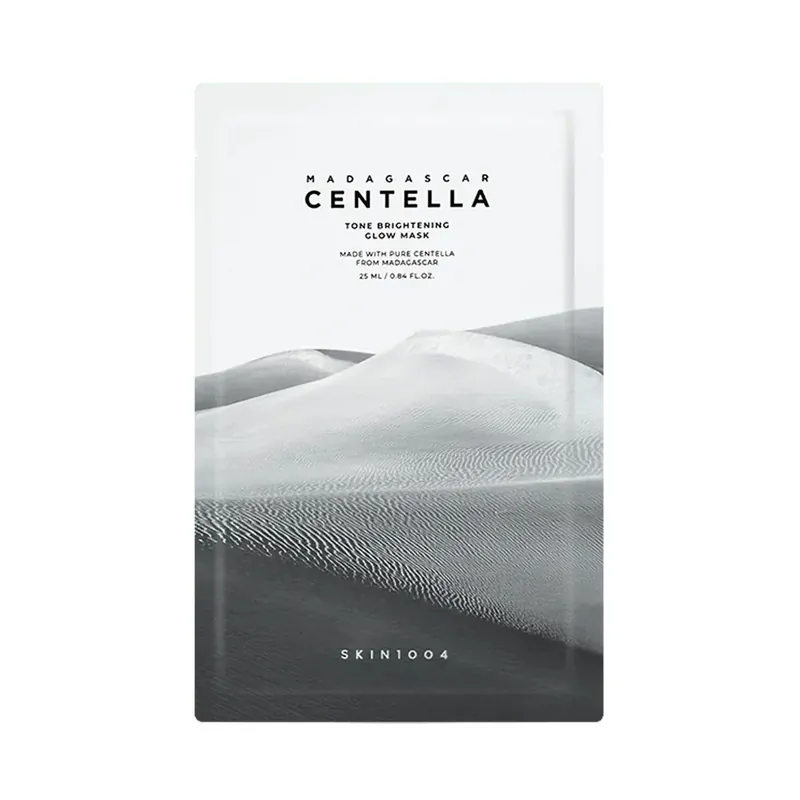SKIN1004 Madagascar Centella Tone Brightening Glow Mask kangasnaamio Nopea Toimitus