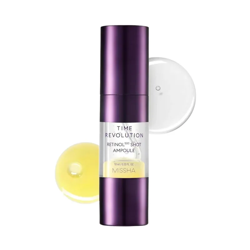 Ajankohtainen MISSHA Time Revolution Retinol 500 Shot Ampoule kasvoseerumi