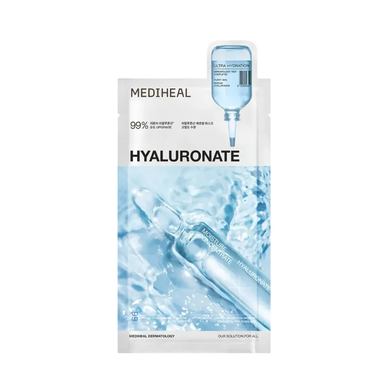 Asiakkaiden Suosikki MEDIHEAL Hyaluronate Essential Mask Ultra Hydration kangasnaamio