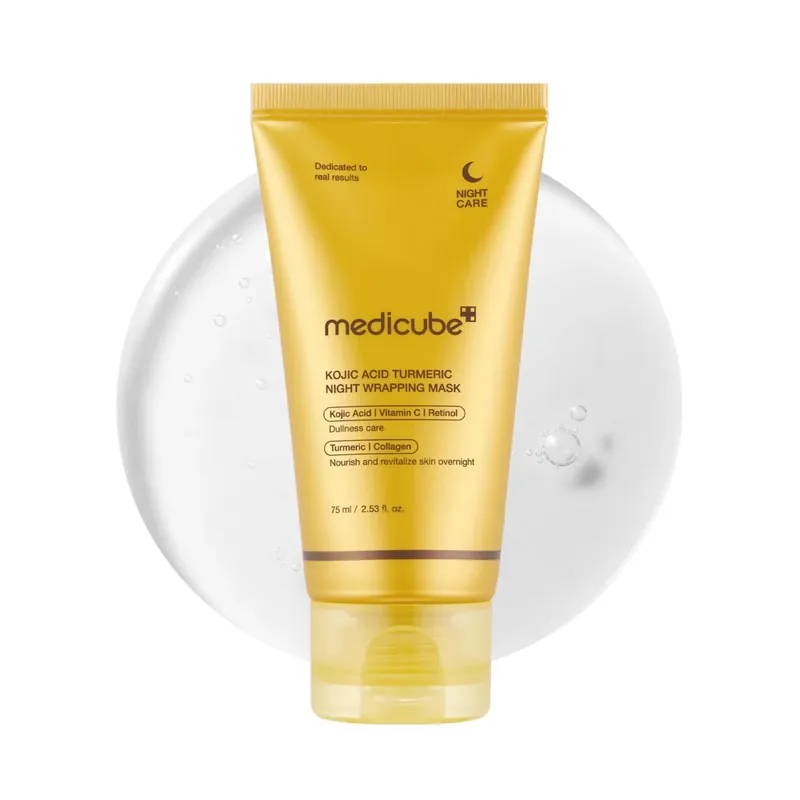 Edullinen Hinta MEDICUBE Kojic Acid Turmeric Night Wrapping Mask yönaamio