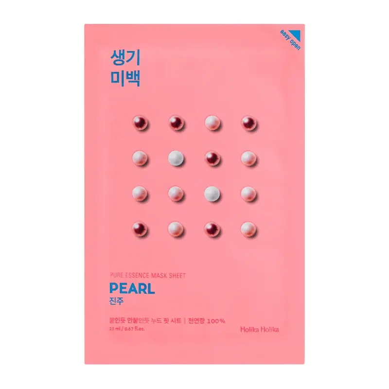 HOLIKA HOLIKA Pure Essence Mask Sheet Pearl kangasnaamio Uusi Malli