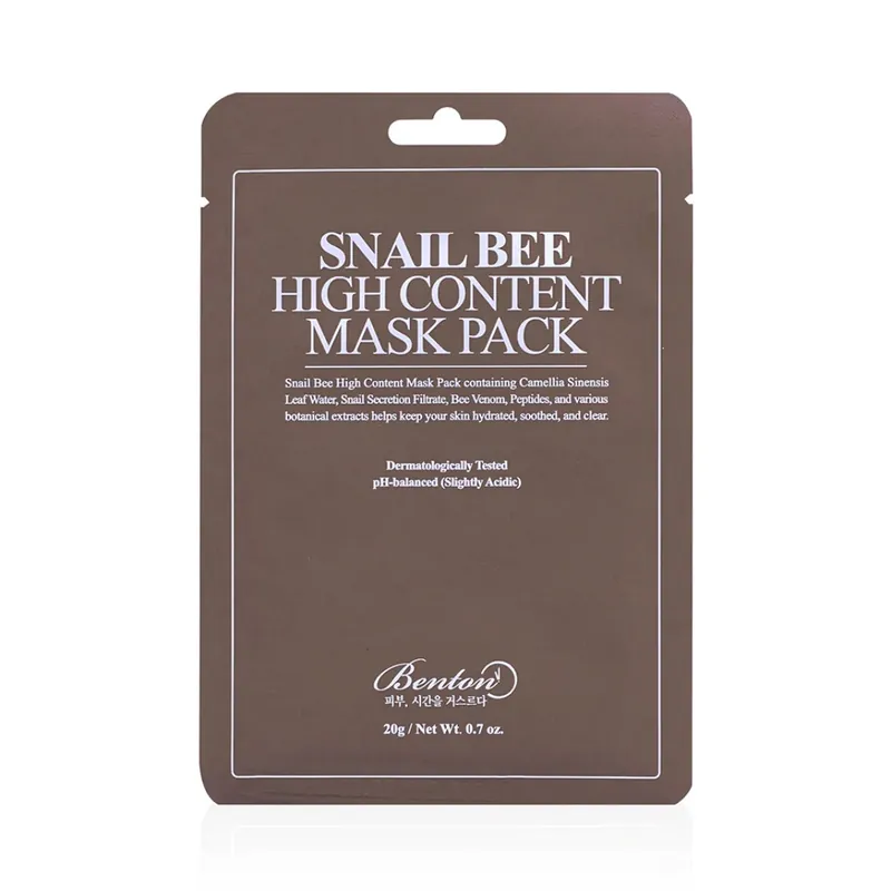 Alennettu BENTON Snail Bee High Content Mask kangasnaamio