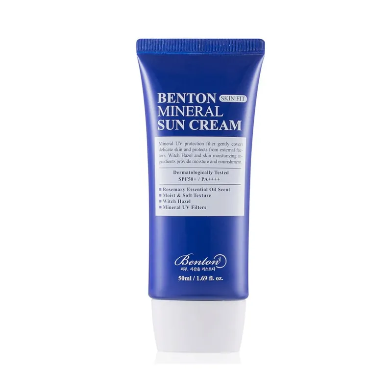 Vain Rajoitetun Ajan BENTON Mineral Sun Cream SPF50 aurinkosuoja