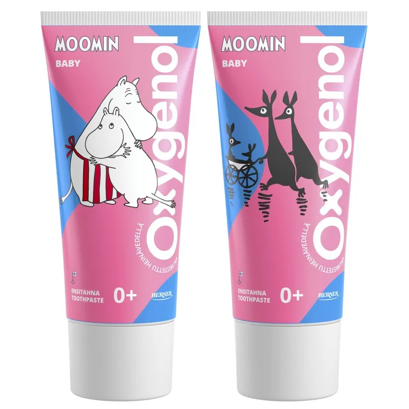 Tilaa Heti Oxygenol Moomin 50ml baby ensitahna 0+