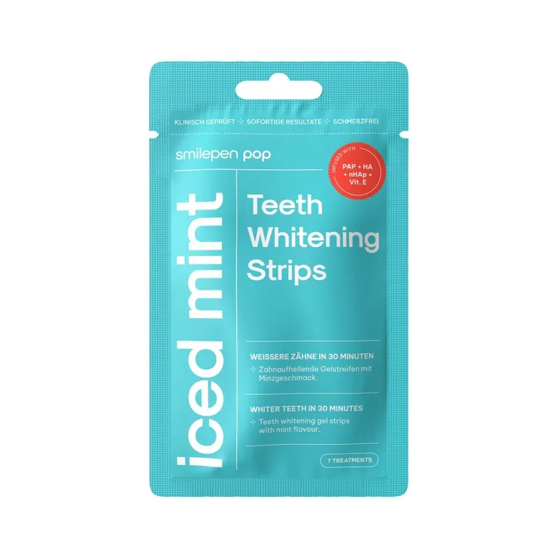Kampanjahinta Pop Teeth Whitening Strips - Iced Mint -hampaiden valkaisuliuskat