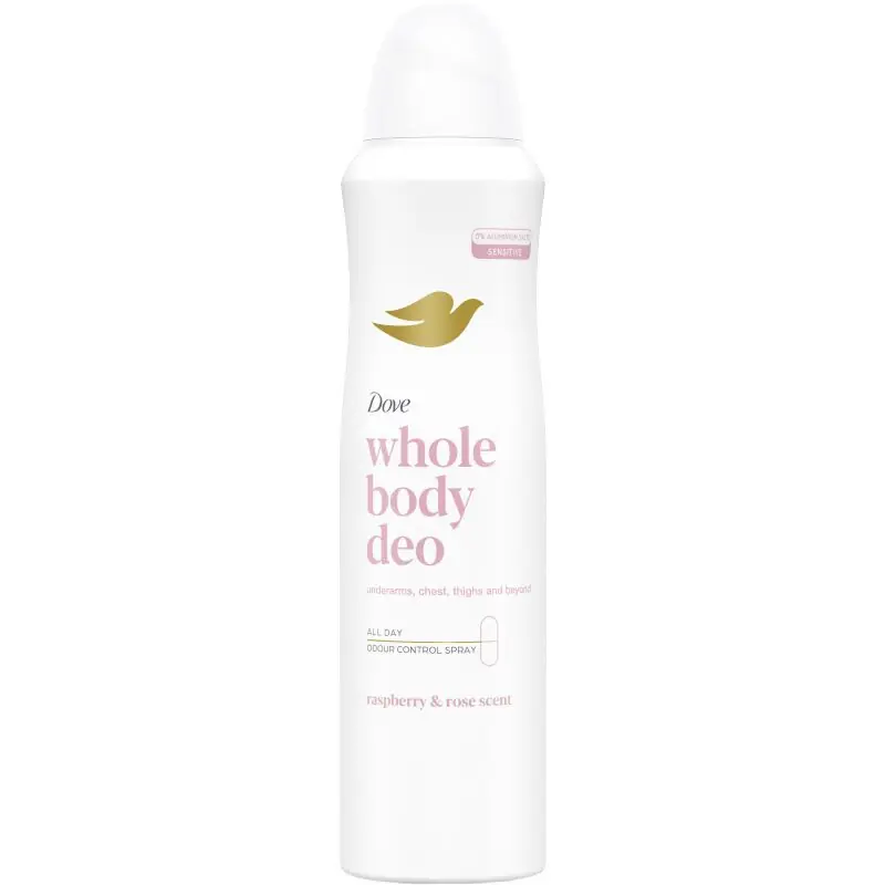 Osta Tänään Dove Whole Body Raspberry & Rose deodorantti spray 150 ml