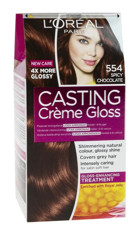 Paris Casting Créme Gloss 554 Spicy Choco Vaaleanruskea Mahonk Tarjoushinta