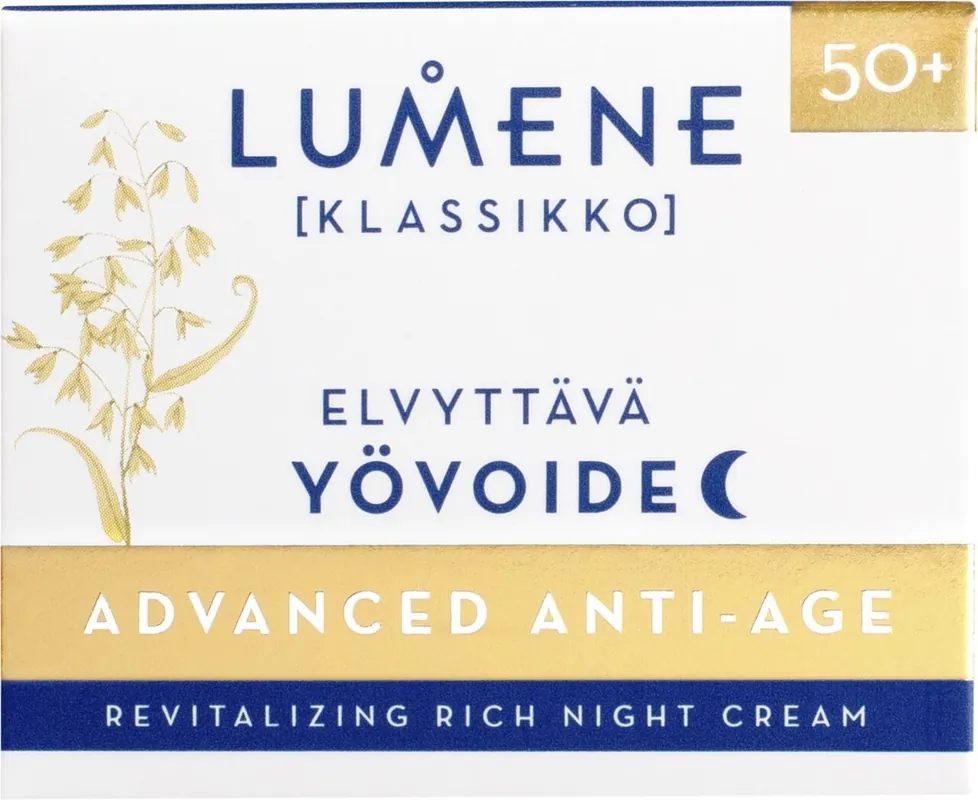 Lumene KLASSIKKO Advanced Anti-Age Elvyttävä Yövoide 50ml Halpa