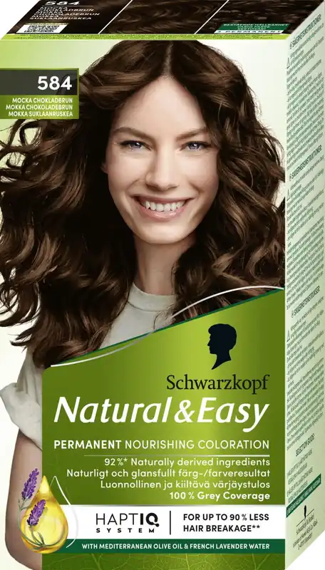 Schwarzkopf Natural & Easy 584 Mokka Suklaanruskea hiusväri Merkkituote