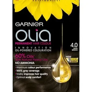 Alkuperäinen Garnier Olia 4.0 Dark Brown kestoväri 174ml