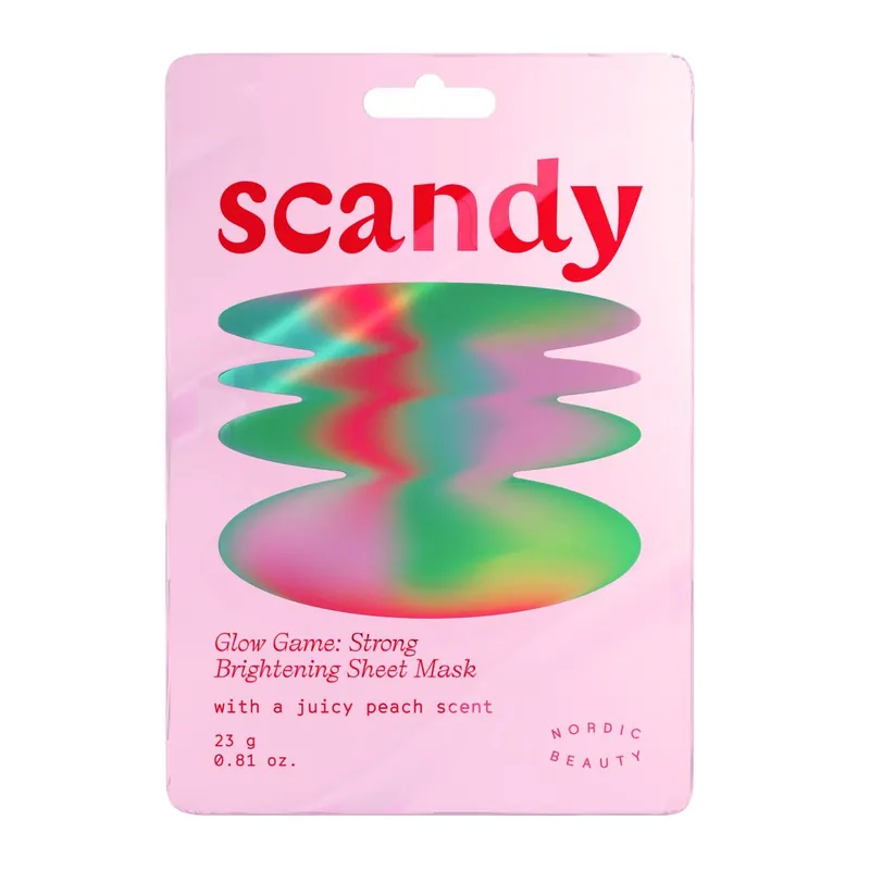Scandy Glow Game Strong Brightening Sheet Mask kasvonaamio 1 kpl Tukkuhinta
